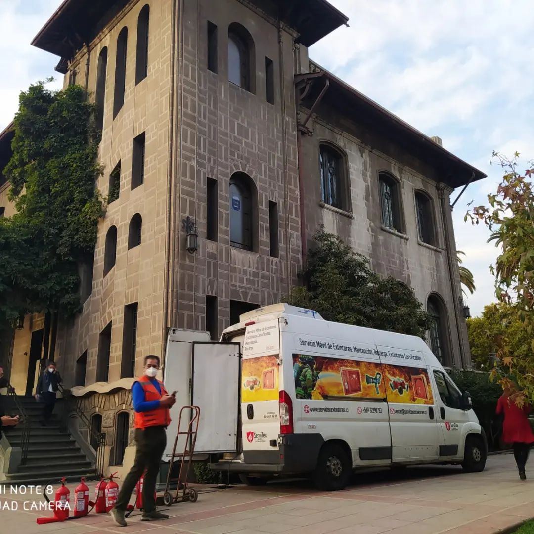 Taller móvil en terreno